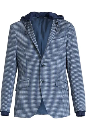 Etro Graphic-print single breasted blazer