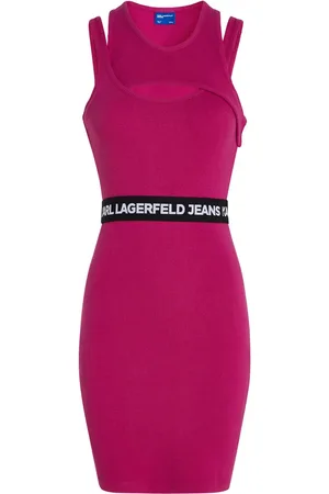 Karl Lagerfeld Layered tank minidress