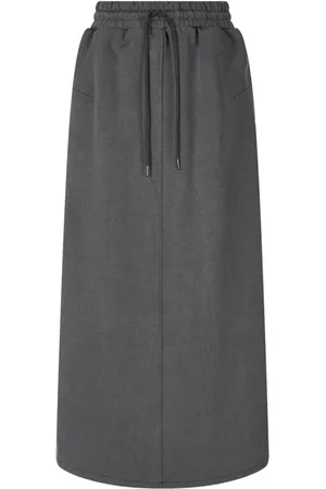 Studio Tomboy Zipped-slit skirt
