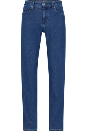 HUGO BOSS Mid-rise straight-leg jeans