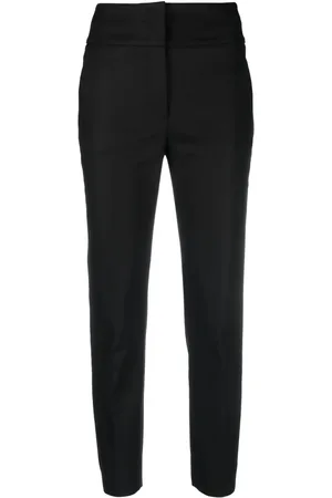 PESERICO SIGN Cropped slim-fit trousers