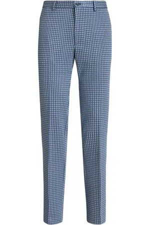 Etro Graphic-print tailored trousers