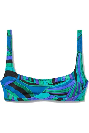 Puccini Iride-print bikini top