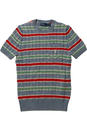Ralph Lauren Striped short-sleeve knit top