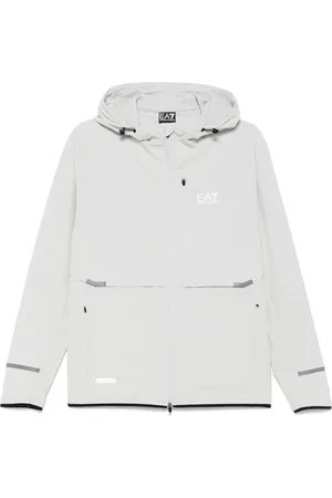 EA7 Logo-print jacket