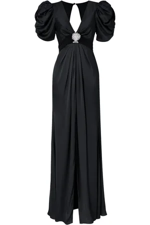 TEMPERLEY LONDON Short-sleeve gown