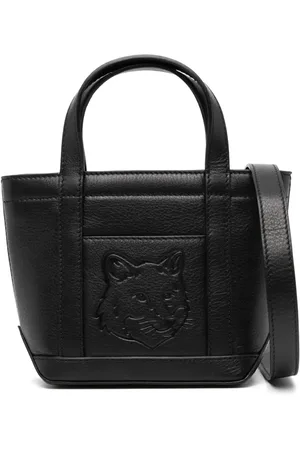 Maison Kitsuné Mini fox head tote bag