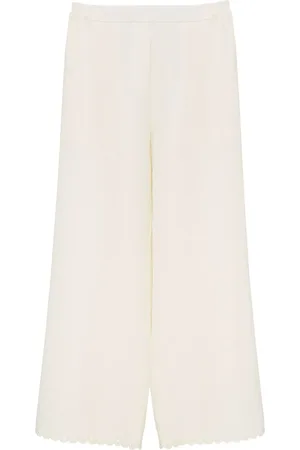Sleeper Sofia wide-leg linen trousers