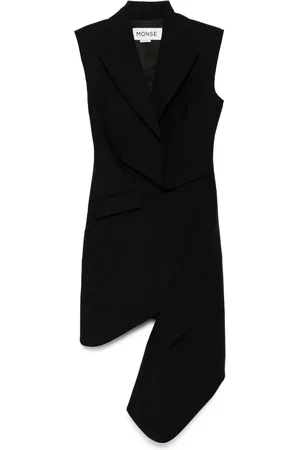 MONSE Tailored asymmetrical-hem dress