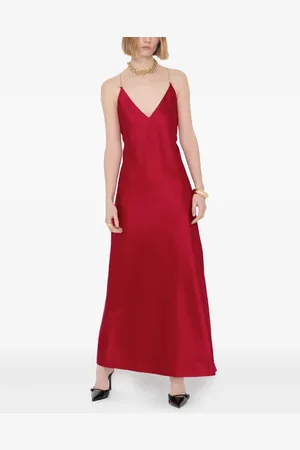Danamè Selena chain-detail slip dress