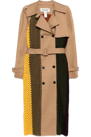 MONSE Crochet trench coat