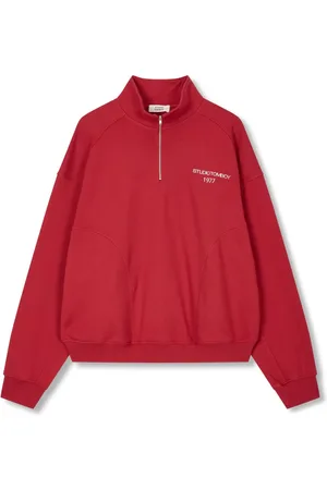 Studio Tomboy Zip-collar sweatshirt