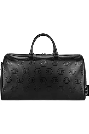 Philipp Plein Embossed monogram weekend bag