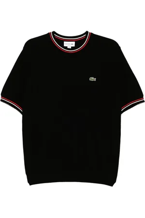 Lacoste Striped knitted T-shirt