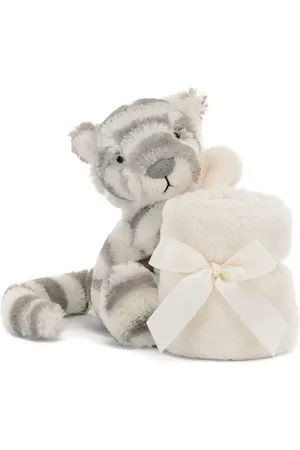 Jellycat Bashful Snow Tiger Soother dou dou