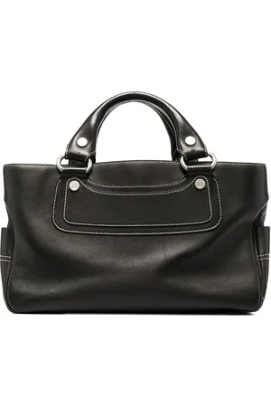 Céline Pre-owned contrast stitching tote bag