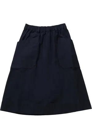 MARGARET HOWELL Cotton midi skirt