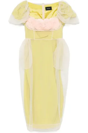 Simone Rocha Layered balconette midi dress