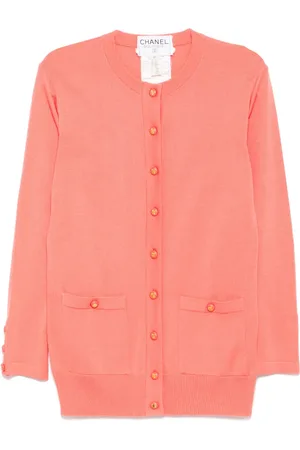 CHANEL 1990-2000s crew-neck cardigan