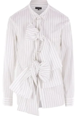 Comme des Garçons Striped poplin shirt