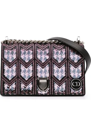 Dior 2015 Small Sequin Embroidered Diorama crossbody bag