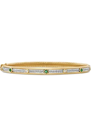 David Yurman 18kt yellow Modern Renaissance diamond bracelet