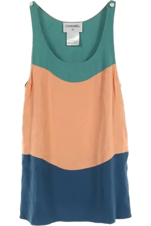 CHANEL 1986-1988 colour-block vest