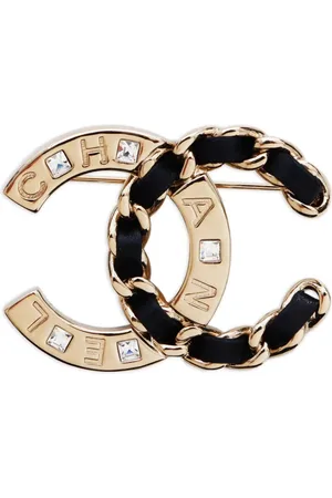 CHANEL 2019 CC Logo Chain brooch