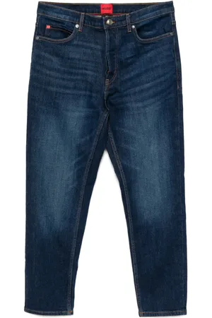 HUGO BOSS Tapered-Fit denim