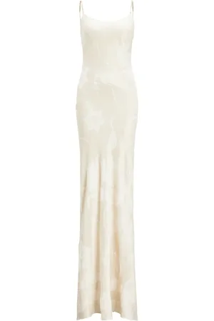 Ralph Lauren Lori Floral Lamé Jacquard evening dress
