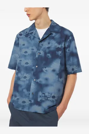 Maison Kitsuné Daisy Fields-print shirt
