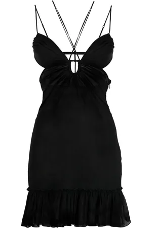 Nensi Dojaka Cut-out detail minidress