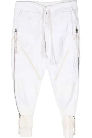 GREG LAUREN Zipped tapered trousers