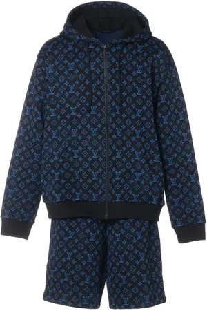 LOUIS VUITTON 2023 Monogram hoodie and shorts set