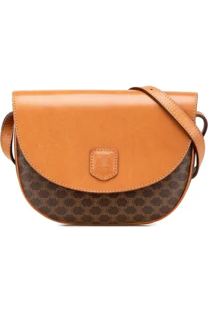 Céline 2007 Macadam Coated Canvas and Leather crossbody bag