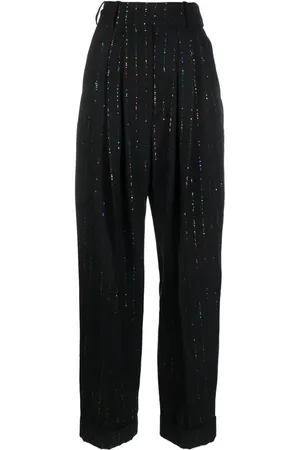 ALEXANDRE VAUTHIER High-waist paillette-embellished trousers