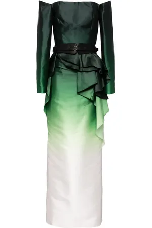 Saiid Kobeisy One-shoulder gradient dress