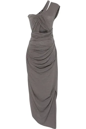 Elena Velez Twisted slip midi dress
