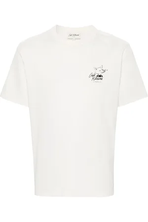 Café Kitsuné Logo-print cotton T-shirt