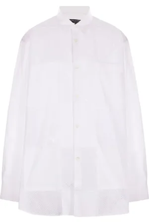Comme des Garçons Mesh-panelling shirt