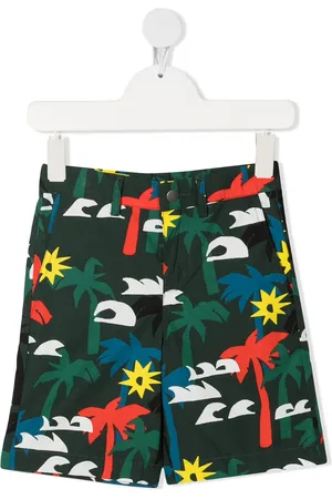 Stella McCartney Palm tree-print shorts