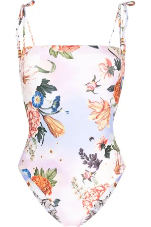 Agua Bendita Kailan floral-print swimsuit