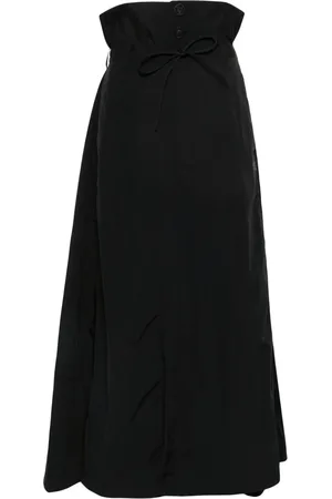 Y-3 Logo-print A-line skirt