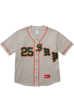Supreme Old English "SS 25 - " baseball jersey