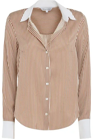 VERONICA BEARD Striped button-up shirt