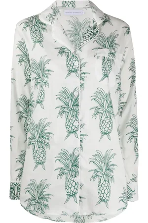 Desmond & Dempsey Howie Pineapple Signature pyjama set