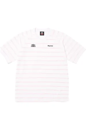 Supreme X Umbro® striped "SS 25 - " soccer jersey