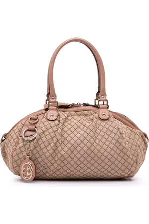 Gucci 2016-2024 Diamante Canvas Sukey satchel