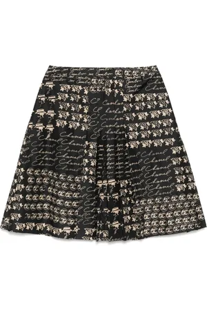 CHANEL 2006 graphic-print skirt