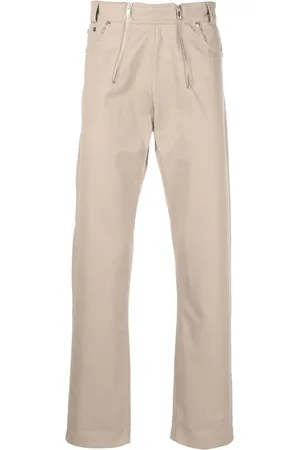 Kennel & Schmenger Alvan high-rise zip-detail chinos